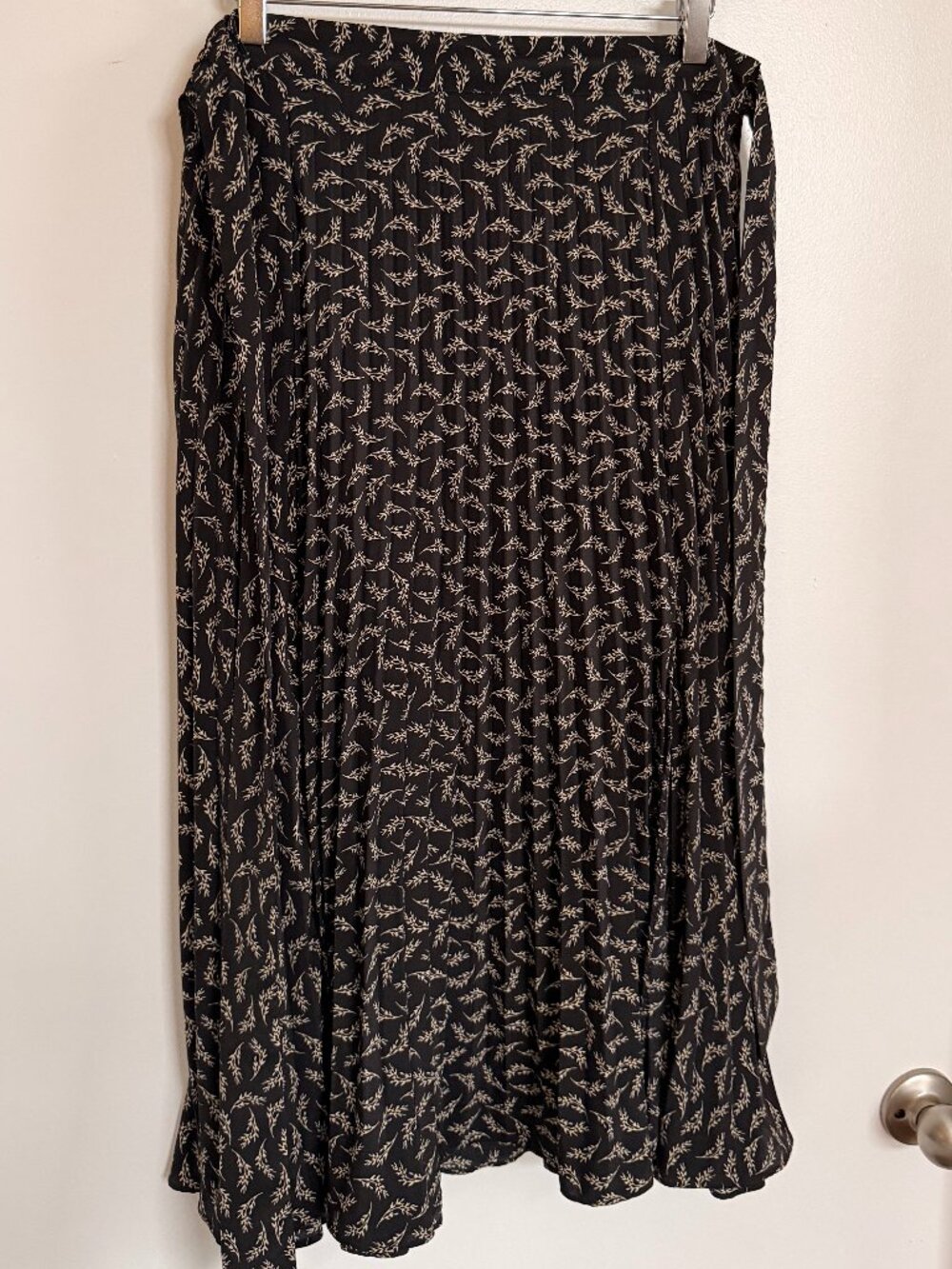 Pleated Midi Skirt
